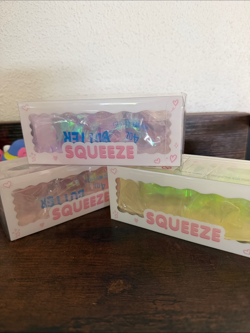 Set of 3 Confetti Filled Coconut Oil Butters